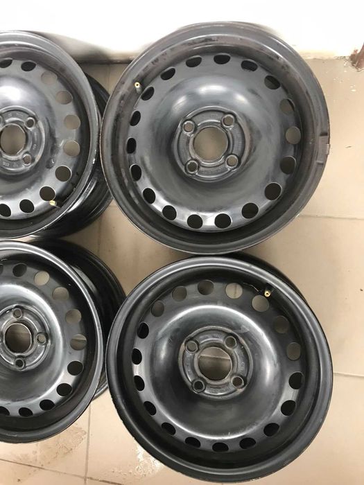Диски Volkswagen 4:100R14 Стальні Комплект Б/у Склад Оригінал