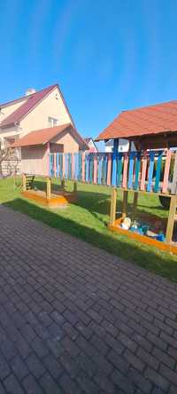 Drewniany domek dla dzieci Plac zabaw