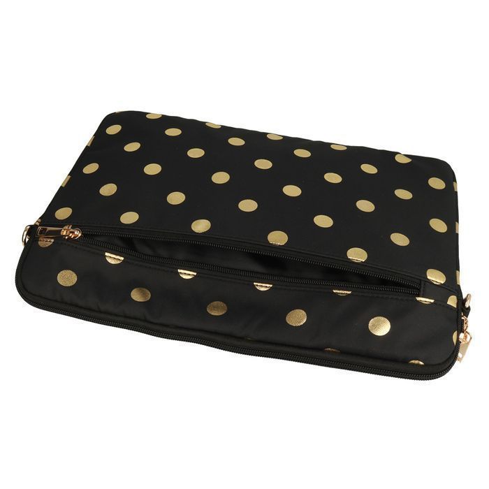 Wonder Sleeve Laptop 17 cali groszki złote