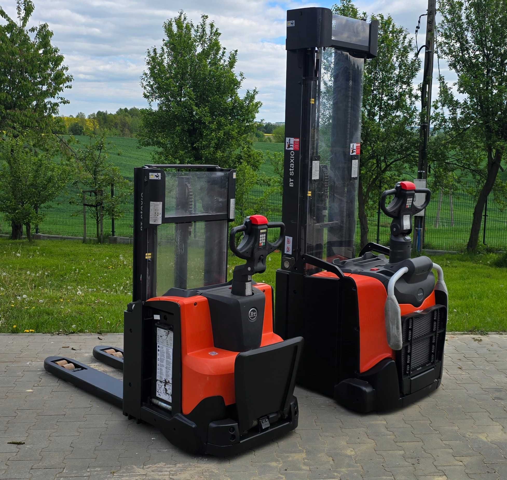 6 metrów Wózek elektryczny paletowy Toyota BT SPE 160L, triplex, 2019r