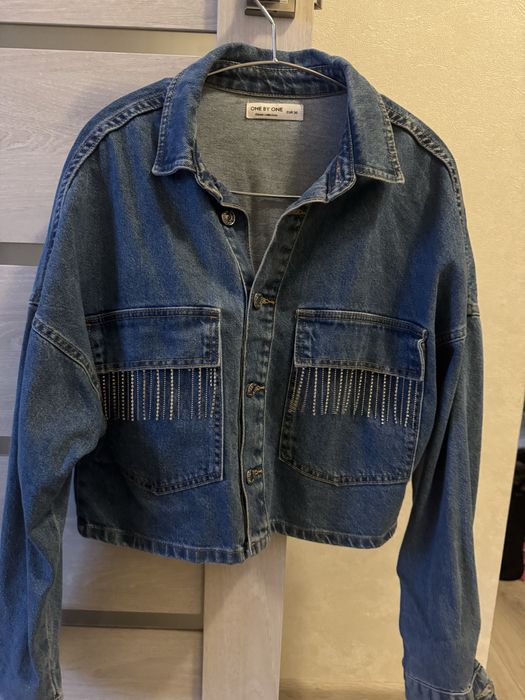 Джинсова рубашка one by one