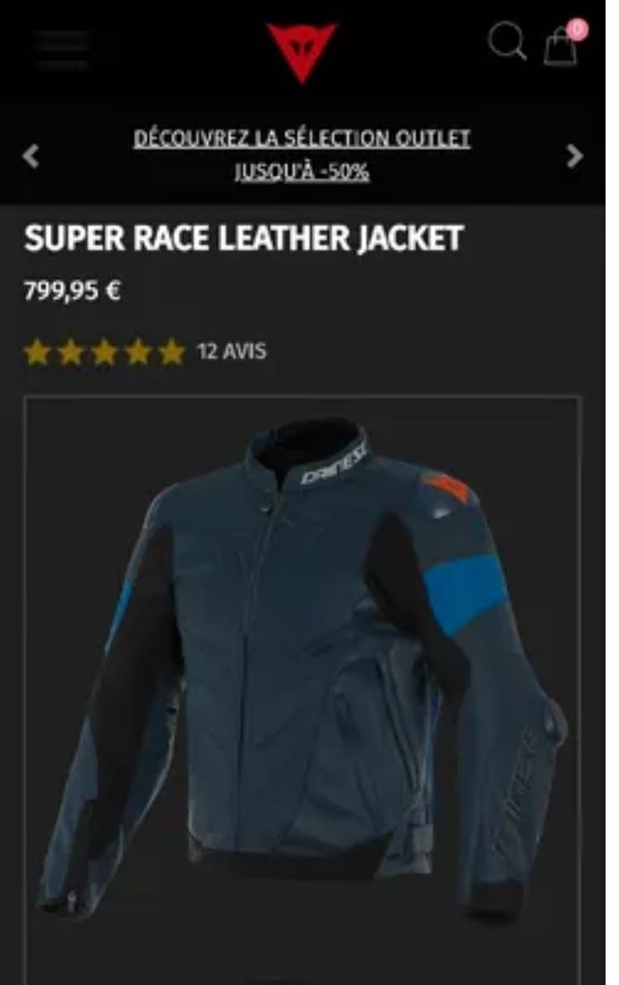 Casaco Dainese Super Speed 52 L