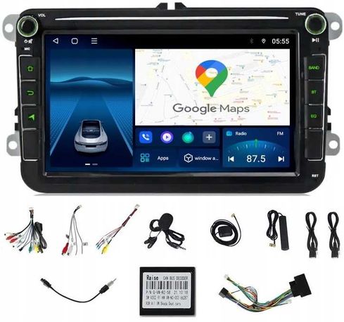 Radio Android GPS VW Caddy Tiguan Eos 4/64GB