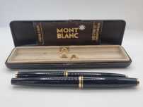 Stary zestaw pióro + długopis marki mont blanc  złota stalówka pr 58