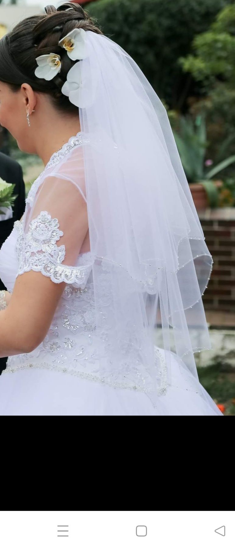 Suknia ślubna księżniczka rozmiar 38 biała princesska