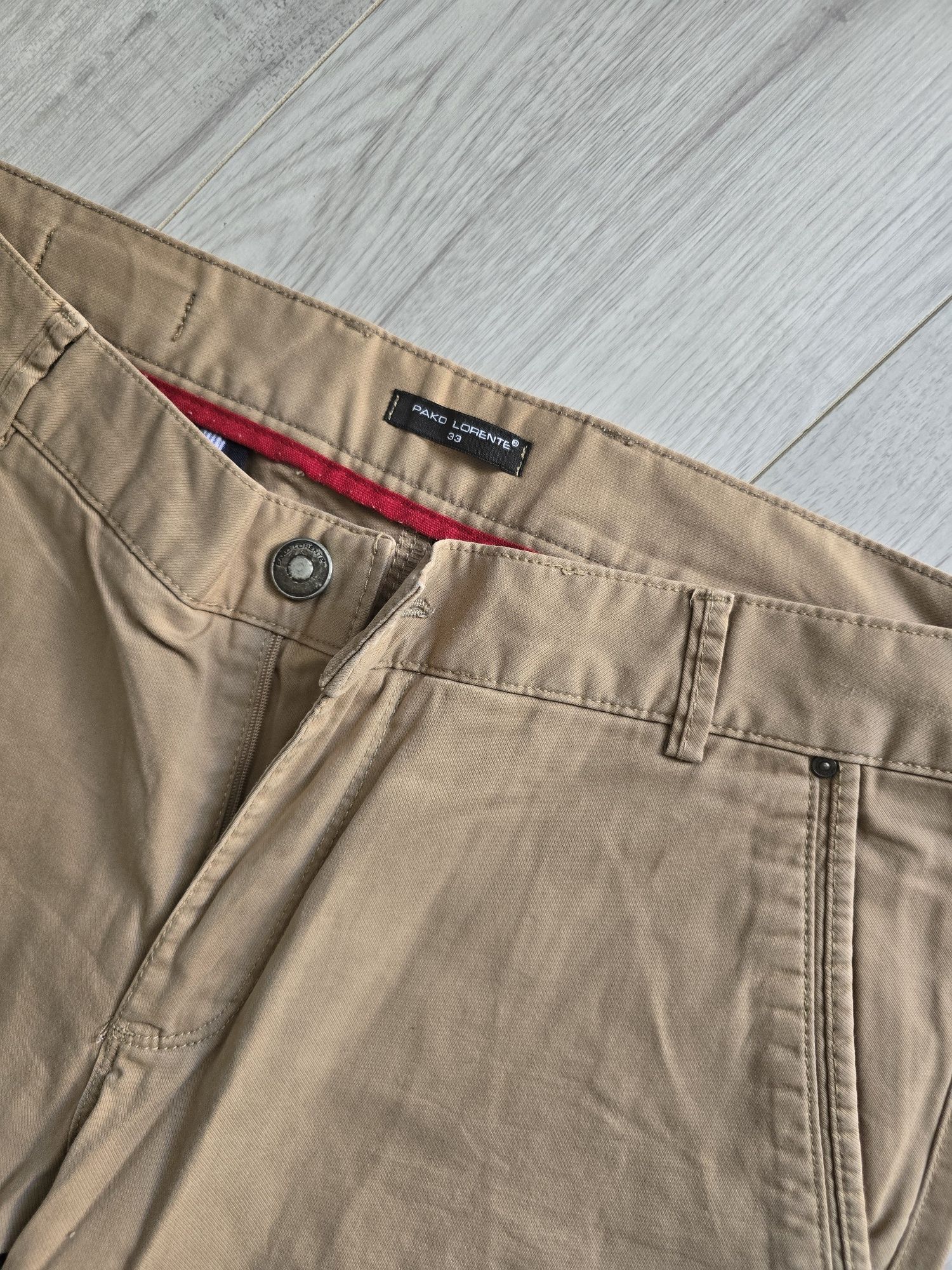 Spodnie meskie eleganckie casual chinosy  33/32 Pako Lorente