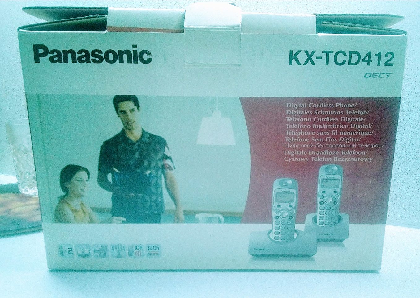 Цифровой без проводной телефон Panasonic KX TSD412