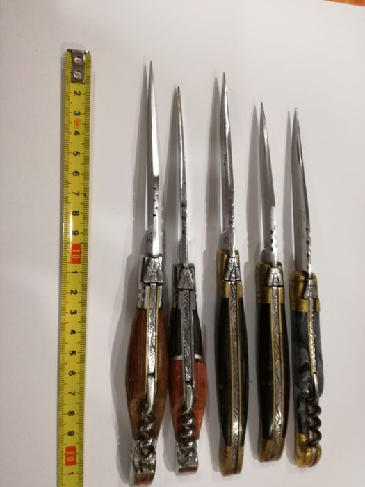 Canivetes-Lote de 5 Canivetes "Laguiole" de coleção-Preço Unitário
