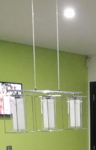 Candeeiro de sala/cozinha suspenso regulável