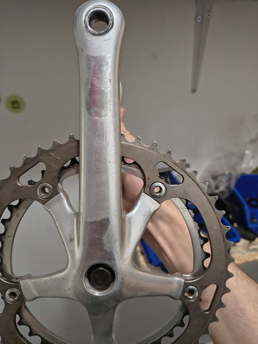 Szwajcarska korba na kwadrat edco competition szosowa retro blat 50