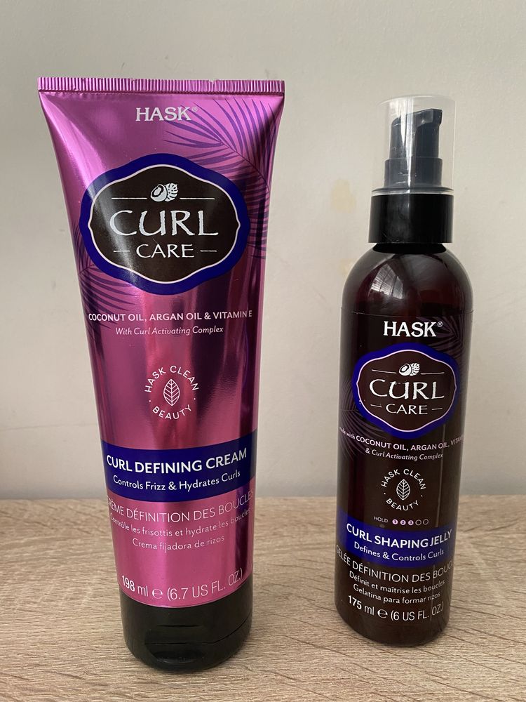 Conjunto Hask Curl Care - Curl defining cream and Curl shaping jelly)