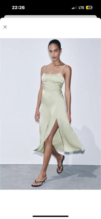 Сукня сатинова zara