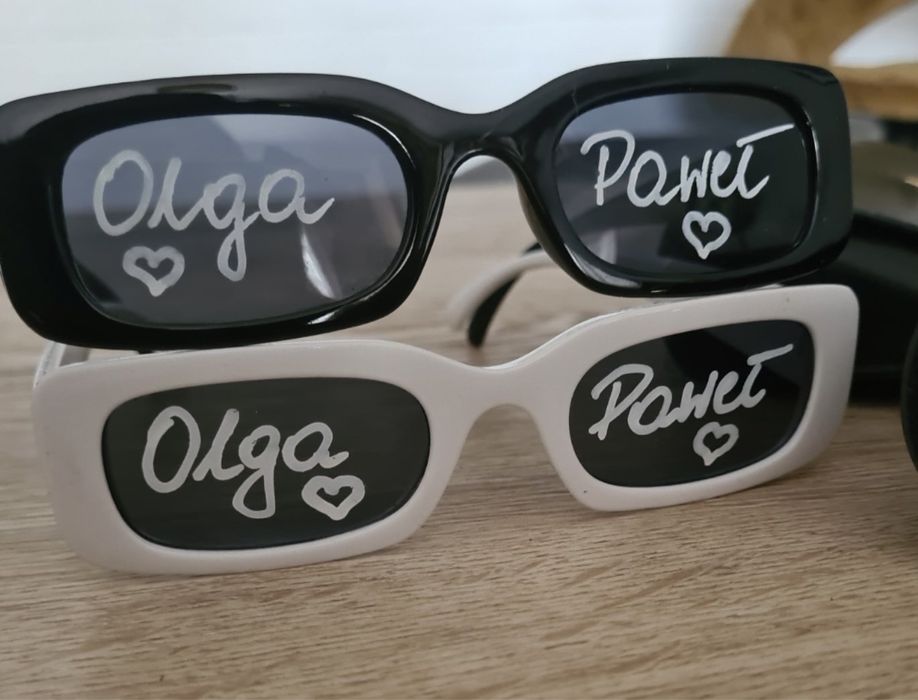 Nowe prostokątne okulary