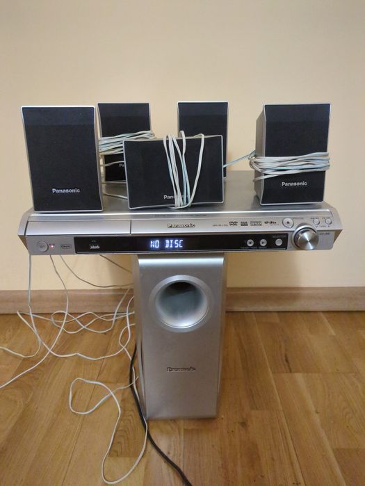 Panasonic SA-PT160 + komplet głośników + pilot – sprawne