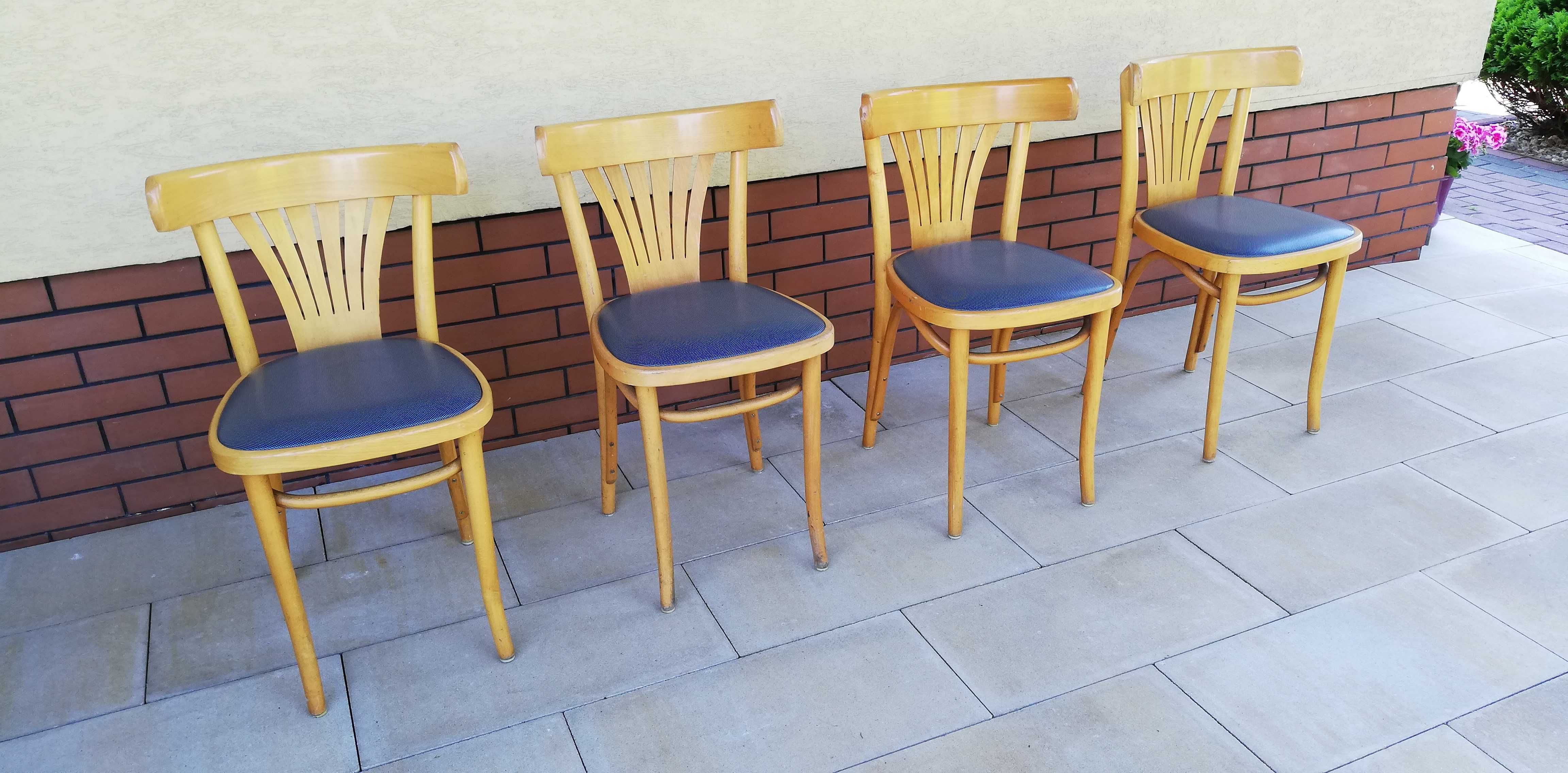 krzesła  gięte thonet drewniane krzesło komplet stół fotel komoda