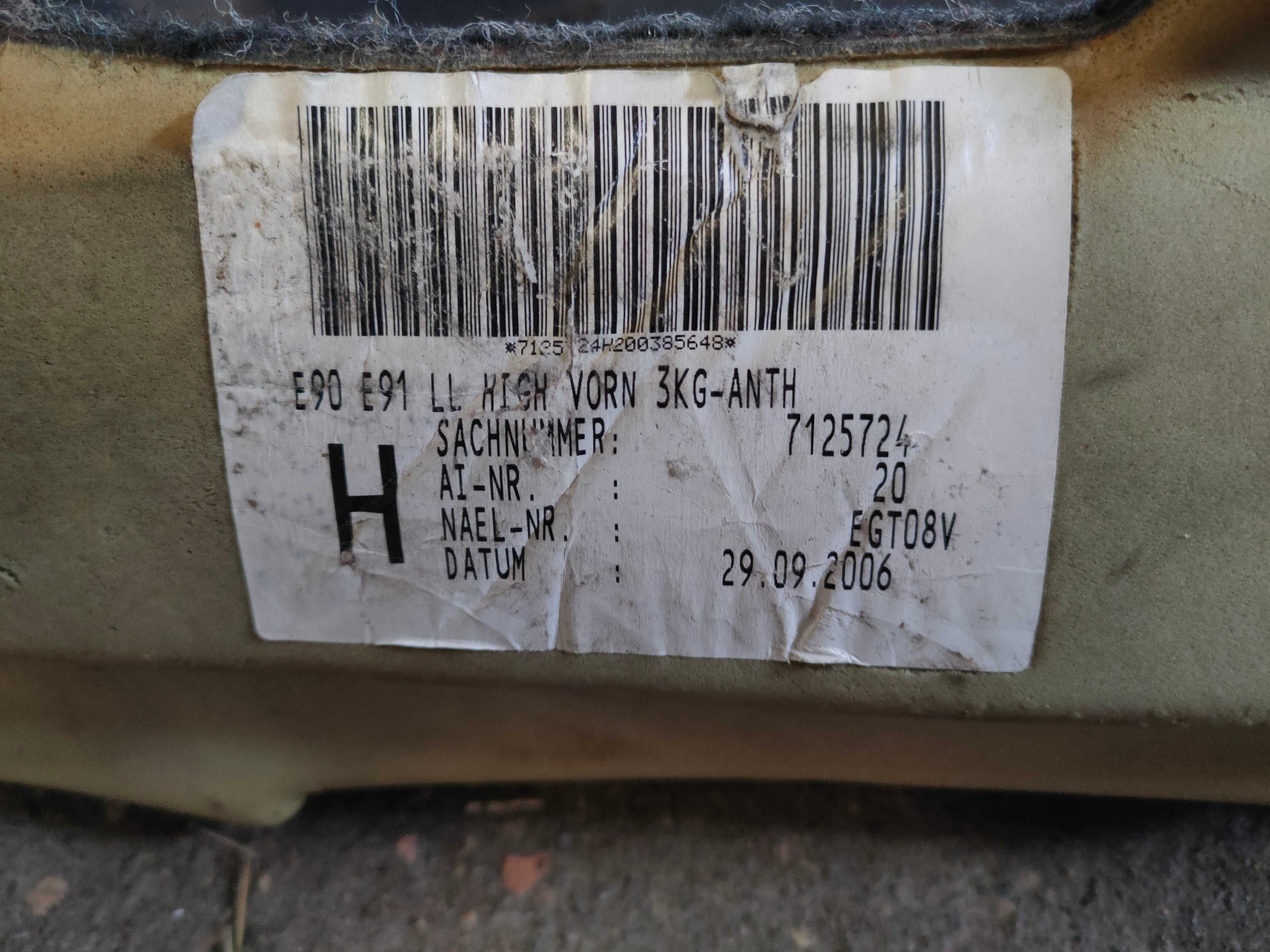 Alcatifa - revestimento do chão - tapete Bmw série 3  E90 - E91