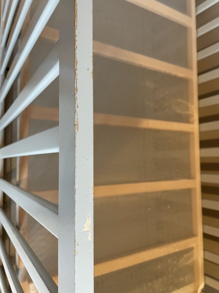 Ikea Gonatt szare łóżeczko niemowlęce