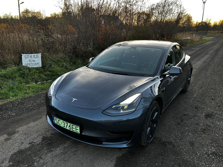 Tesla Model 3 FV23% - BEZWYPADKOWA - EUROPA - Bogata wersja wyposażenia -