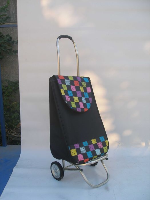 Візок-кравчучка з сумкою — складний, легкий, міцний, на підшипнику