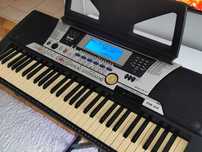Keyboard Yamaha PSR 550 idealny zestaw do nauki gry statyw pulpit MIDI