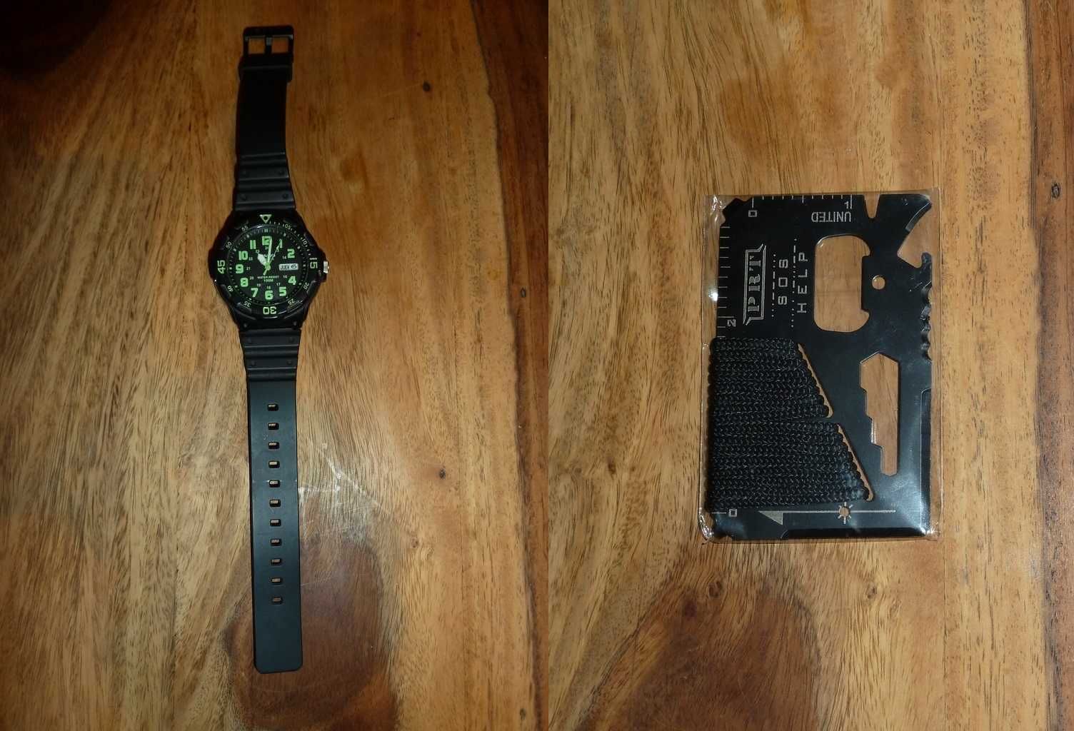 2x Zegarek wojskowy: VICTORINOX Swiss Army 241517 + CASIO MRW-200H