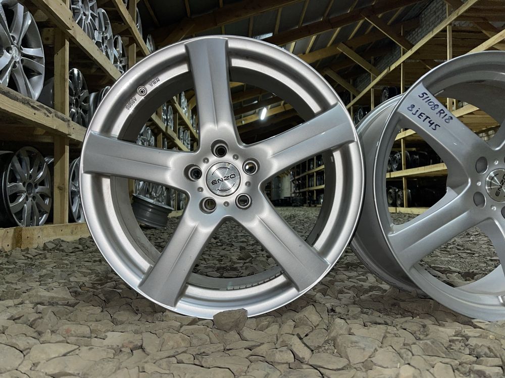 Універсальні диски ENZO 5/108 R18 8J ET45 супер стан
