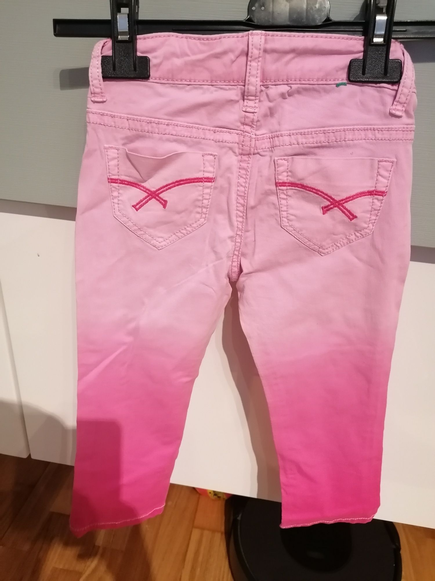 Jeans degrade em rosa para menina - Benneton - tamanho 2 anos