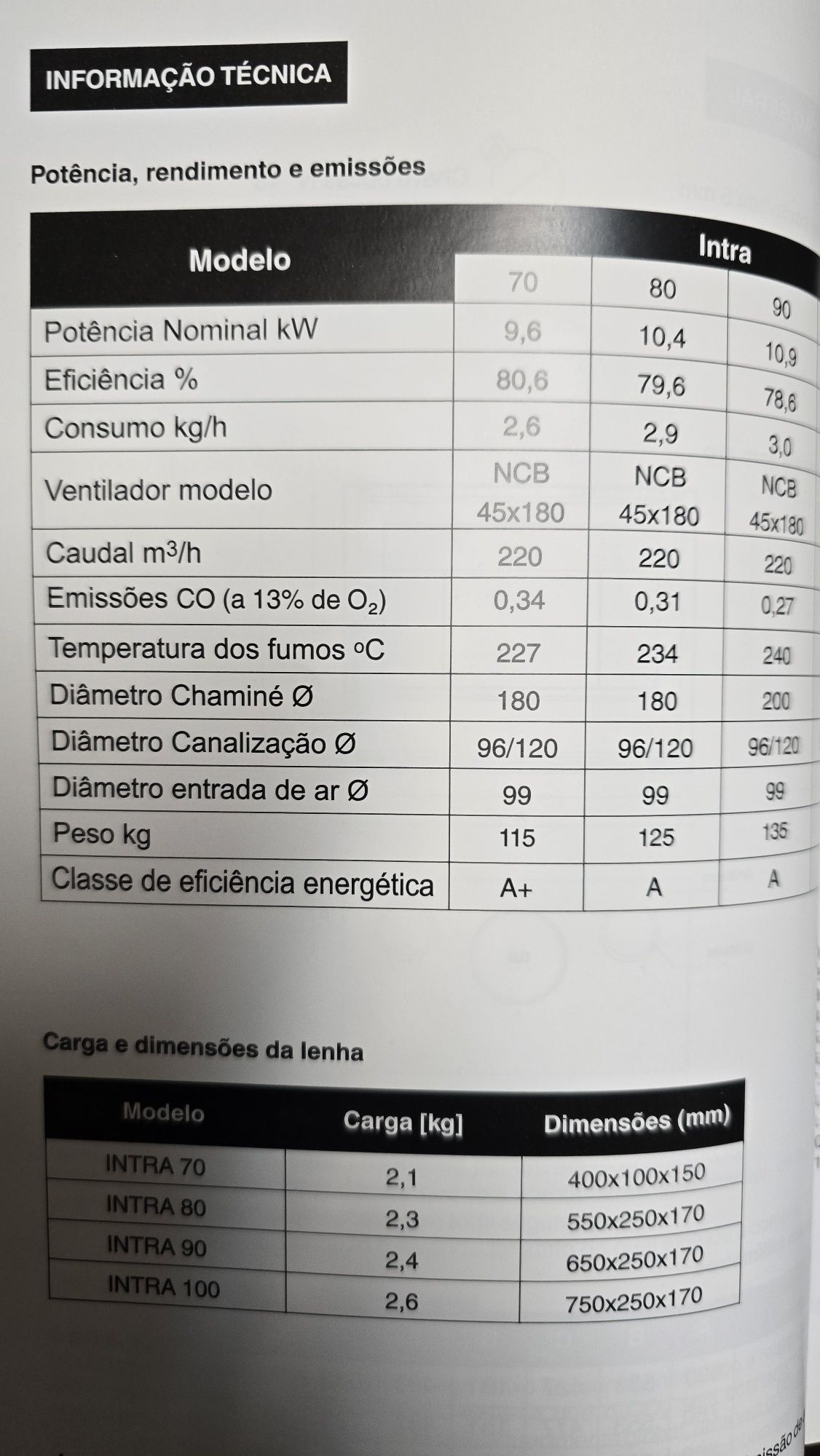 Recuperador de calor a lenha - 10,4 kW