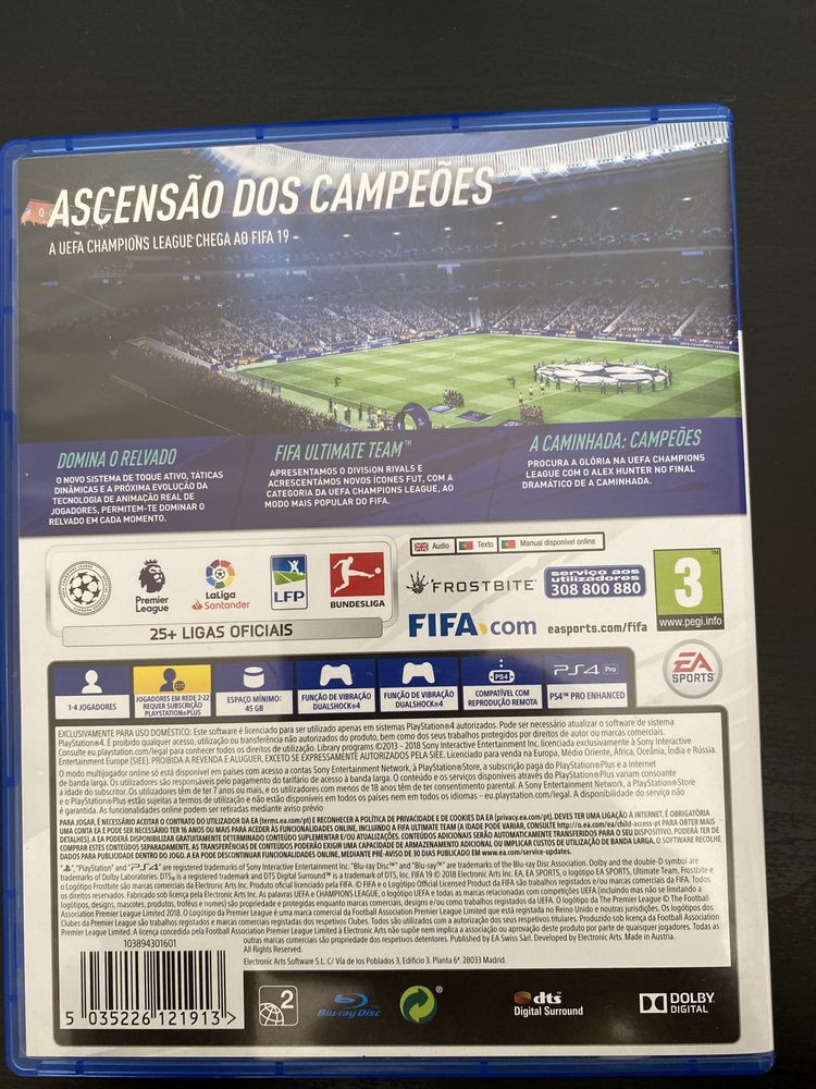 Fifa 19 para a ps4