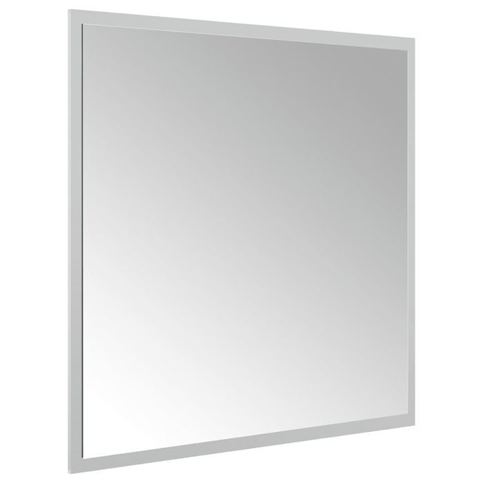 Lustro Łazienkowe LED 60x60 cm Przezroczyste IP65 z Interfejsem USB