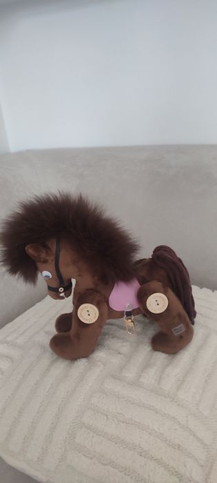 Konik handmade brązowy