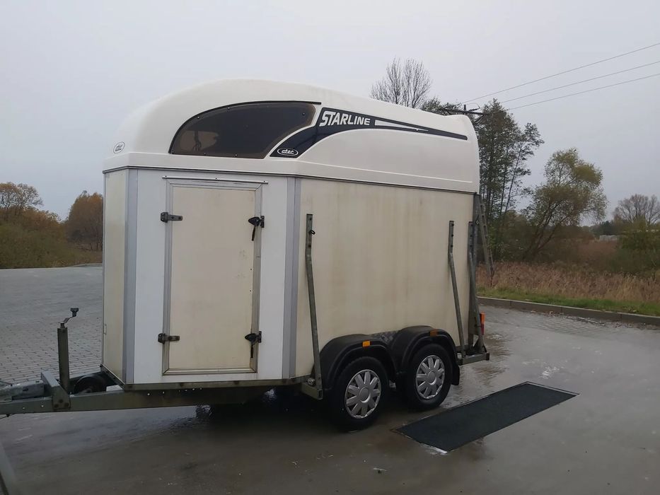 ATEC C220  Przyczepa 2 konna dwukonna