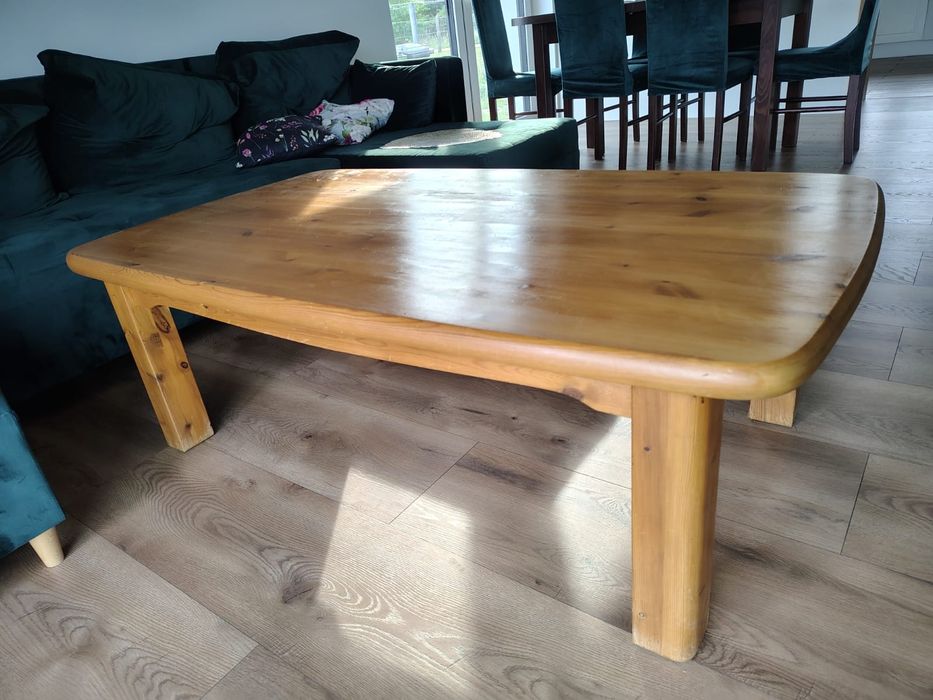 Drewniany stolik kawowy 140x80x50