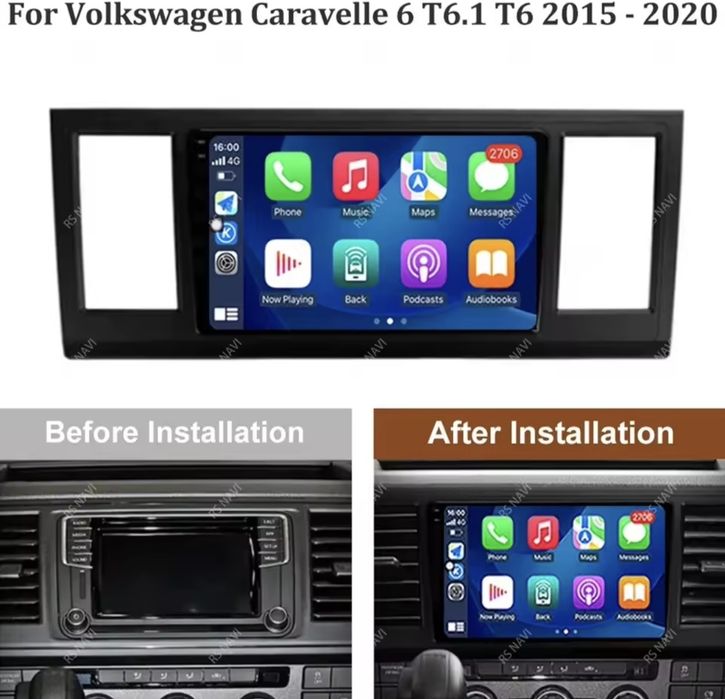 VW Caravella T6 Android магнітола Carplay  2015-2020