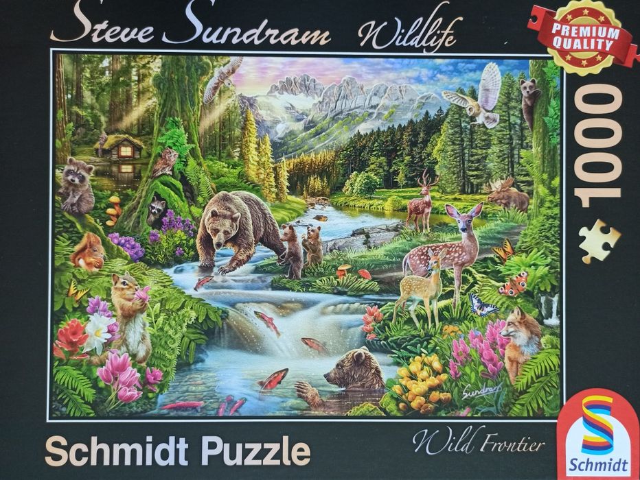 Puzzle Schmidt 1000 Leśne zwierzęta