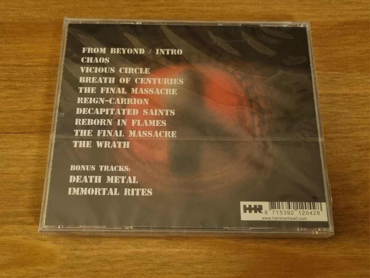 Vader Reborn In Chaos CD *NOWA* 2012 Hammerheart Jewelcase Netherlands