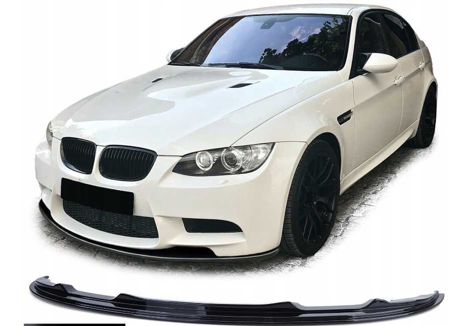 Dokładka Zderzaka Splitter BMW E90 E91 LCI CZARNY POŁYSK /CARBON