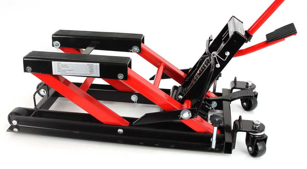 Podnośnik motocyklowy serwisowy hydrauliczny ATV o udźwigu 680 kg