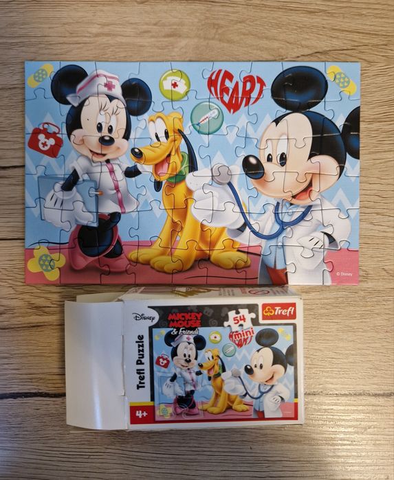 Puzzle Trefl mini 54 elementy Mickey Mouse Myszka Miki Disney