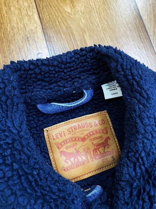 Levis Kurtka Jeansowa Ocieplana Sherpa Męska S (Wrangler Lee Nike )