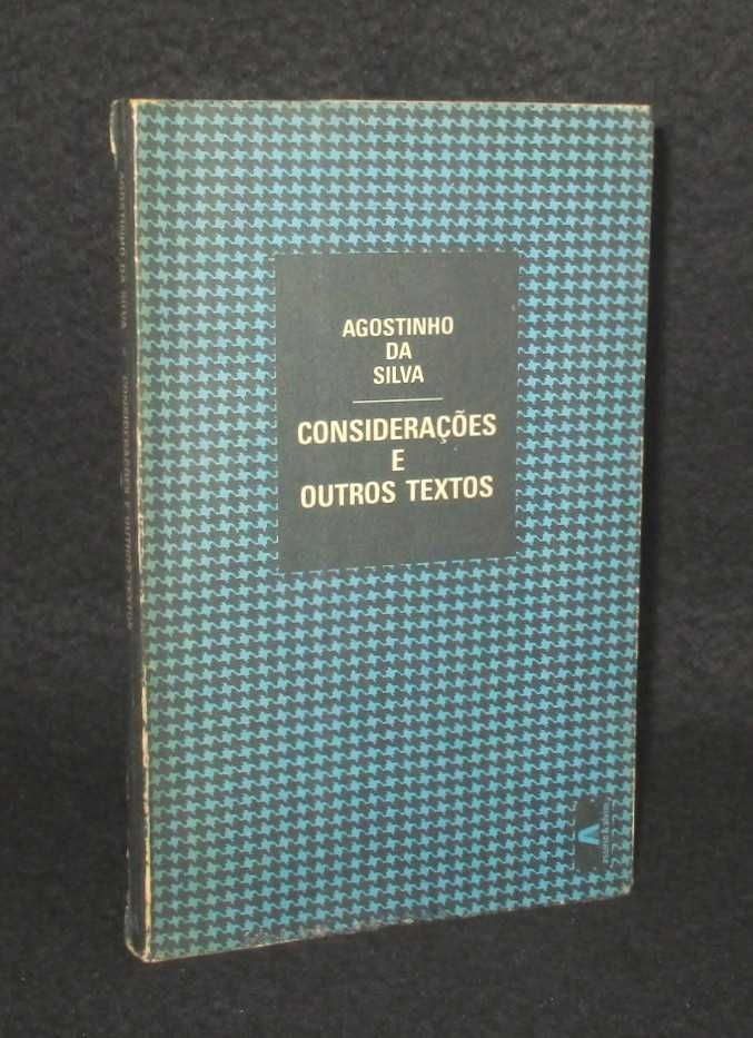 Livro Considerações e Outros Textos Agostinho da Silva