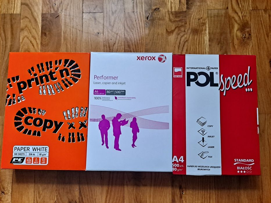 Papier ksero, druk, A4 80g