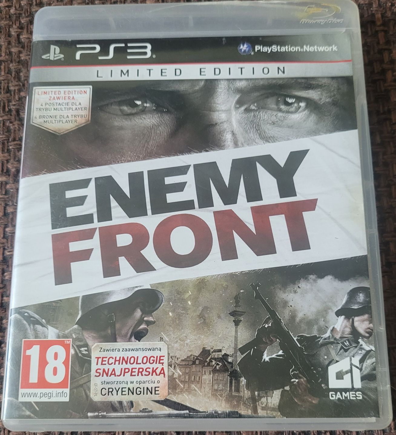 Enemy Front PS3 PL