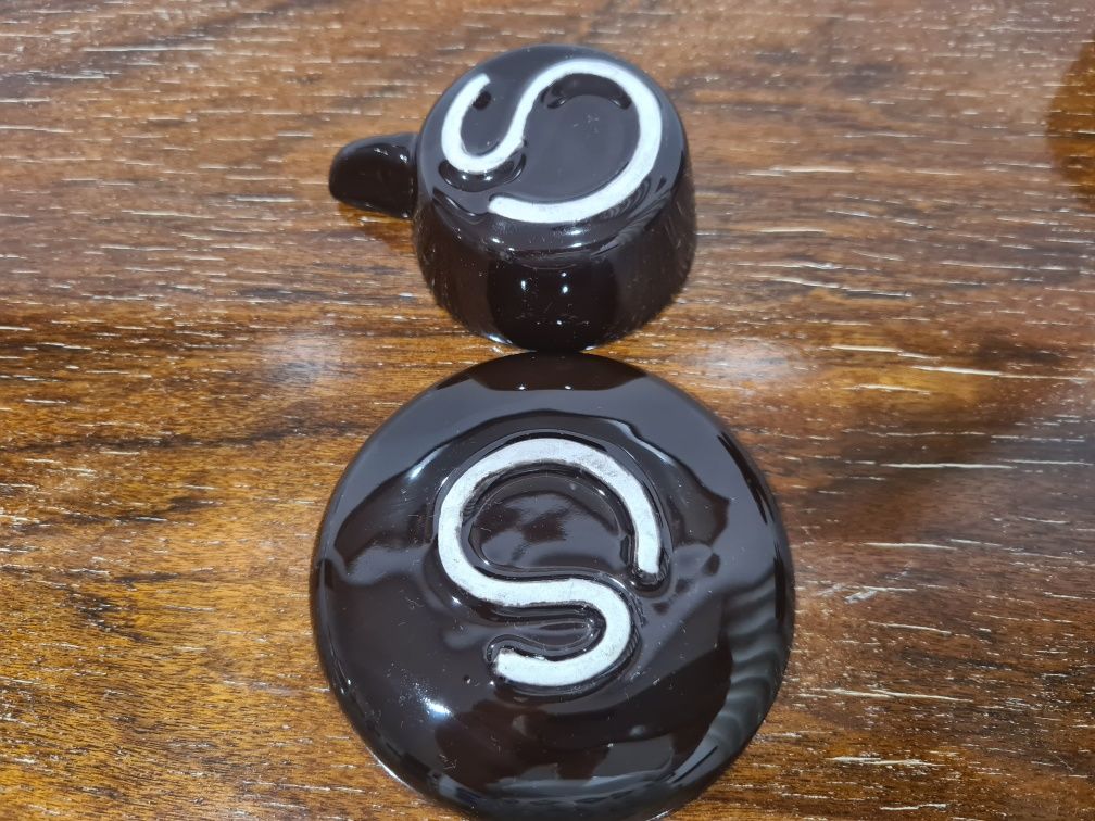 Conjunto café cerâmica vidrada