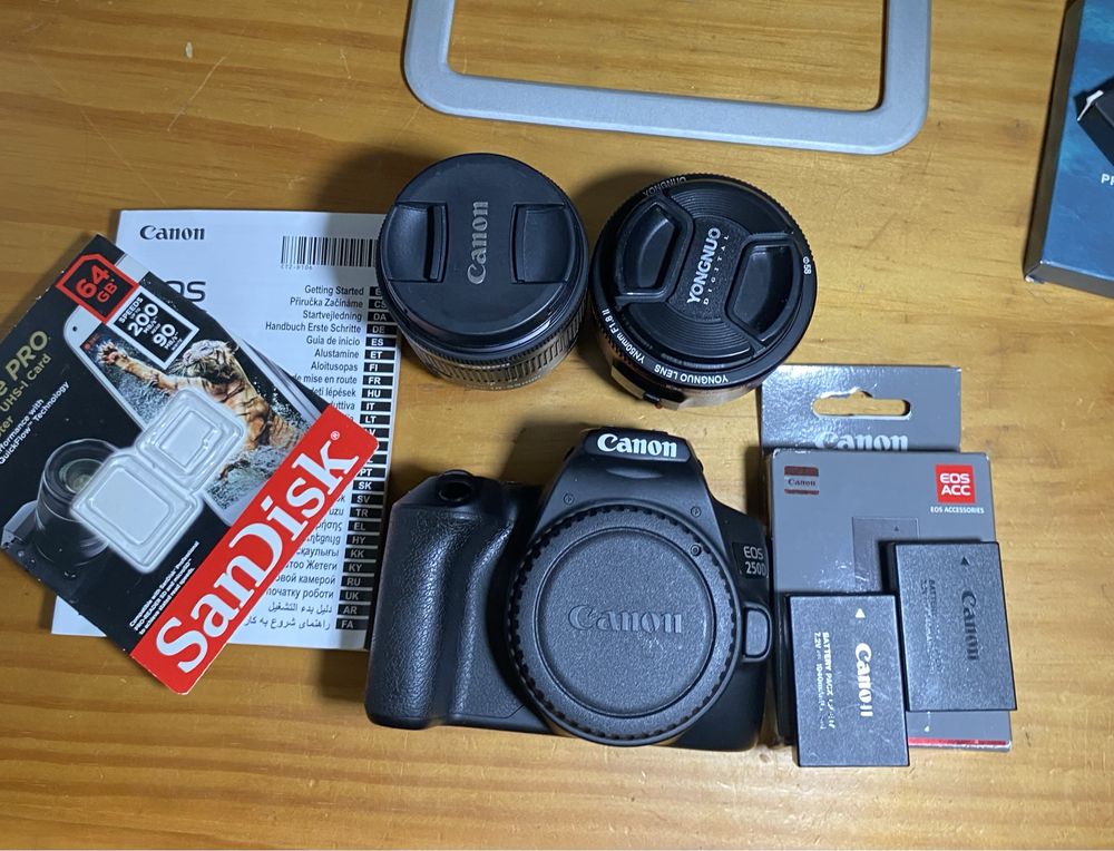 Travel Kit Canon 250D + Extras