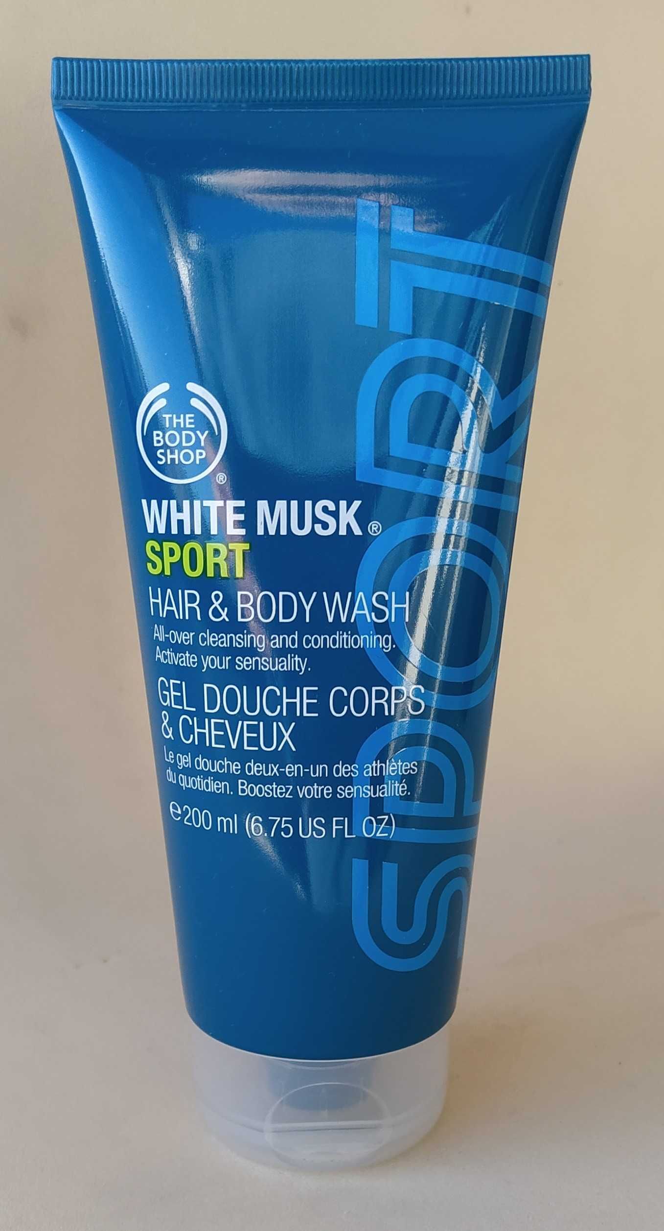 White Musk Sport -Shower Gel -Corpo e Cabelo- 200ml