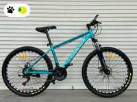 Горний алюмінієвий велосипед 26" синій (є різні розміри та кольори)