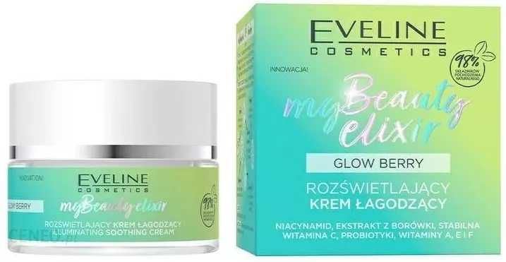 Rozświetlający Krem Łagodzący Glow Berry Eveline Cosmetics