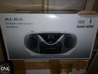 Boombox Odtwarzacz CD Radio Magnetofon Kasety ALBA, Powystawowy