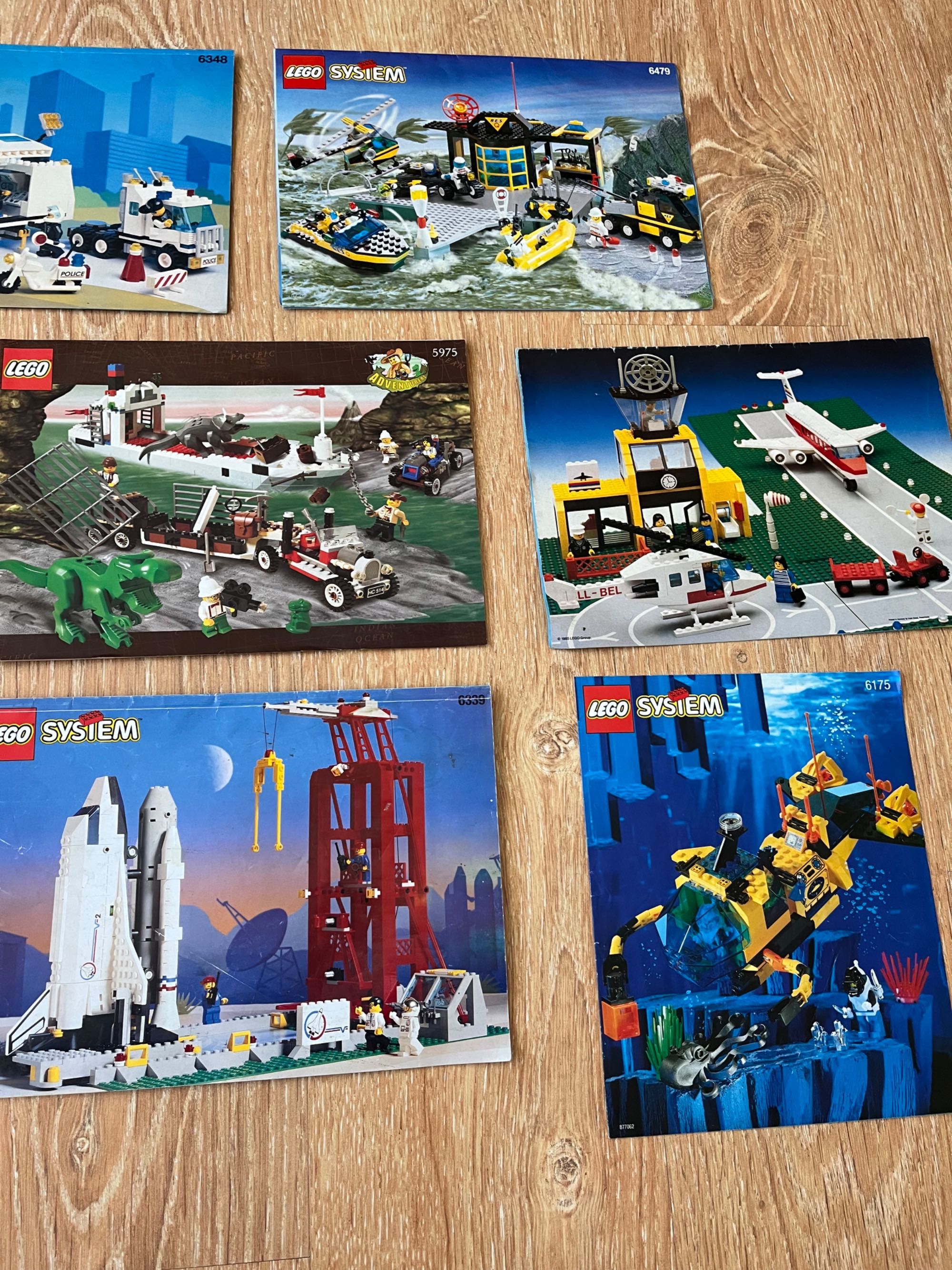 Lego instrukcje 8 sztuk